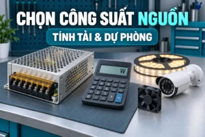 Cách chọn công suất nguồn tổ ong: tính tải và dự phòng bao nhiêu % 1