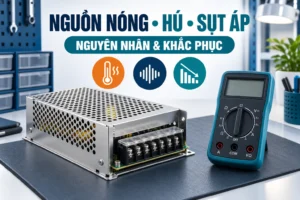 Nguồn tổ ong bị nóng, hú, sụt áp: nguyên nhân và cách khắc phục 5