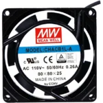 Quạt tủ điện Mean Well CHACB1L-A 120x120x38mm 110VAC Quạt tủ điện Mean Well CHACB1L-A 120x120x38mm 110VAC