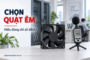 Độ ồn quạt tản nhiệt (dB): chọn quạt êm cho tủ server và văn phòng 5