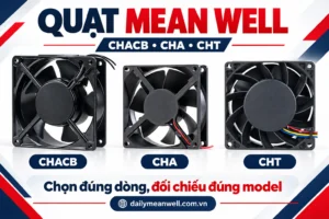 Quạt tản nhiệt Mean Well: dòng CHACB, CHA và CHT khác gì nhau 6