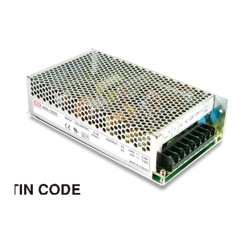 Nguồn Meanwell ADS-15512 (153W 12V 5V) 1 MEAN WELL ADS-155