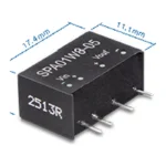 Module nguồn Meanwell DPA01W8-05 (1W ±5V 100mA) MEAN WELL DPA01W8