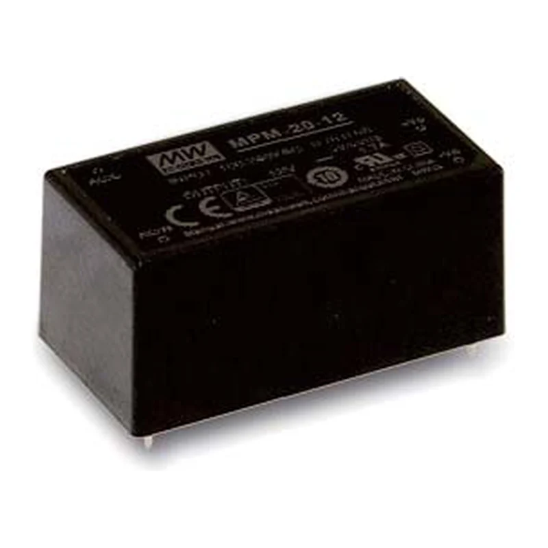 Nguồn Meanwell MPM-20-15 (21W 15V 1.4A) 1 MEAN WELL MPM-20