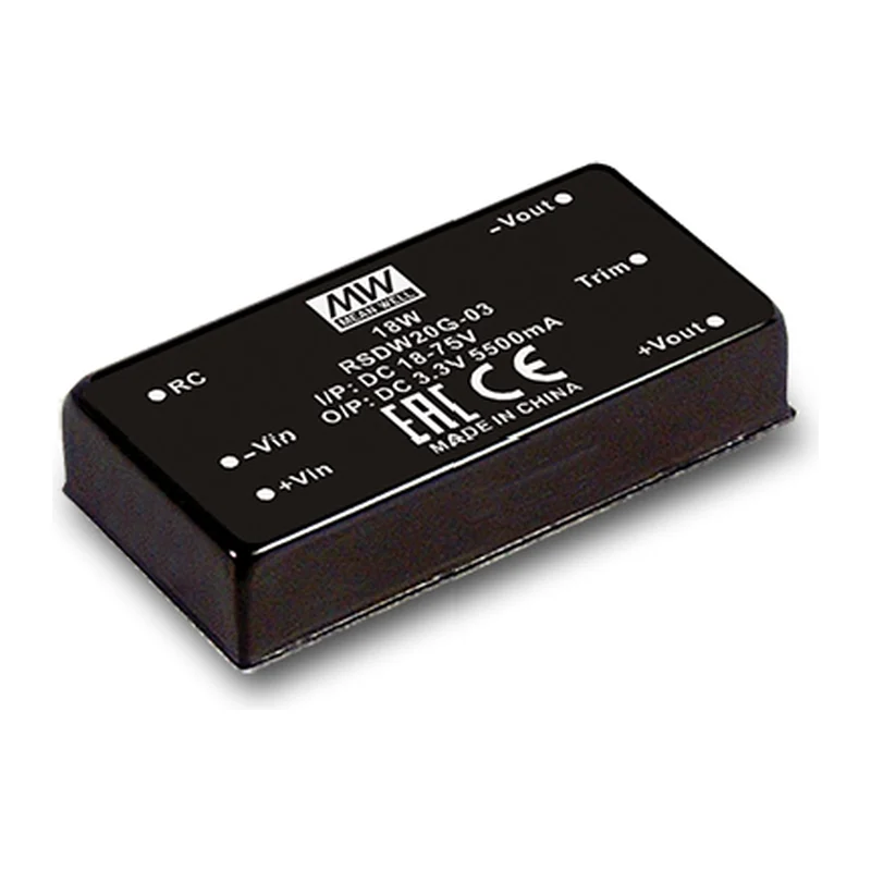 Module nguồn Meanwell RSDW20F-12 (20W 12V 1.67A) 1 MEAN WELL RSDW20