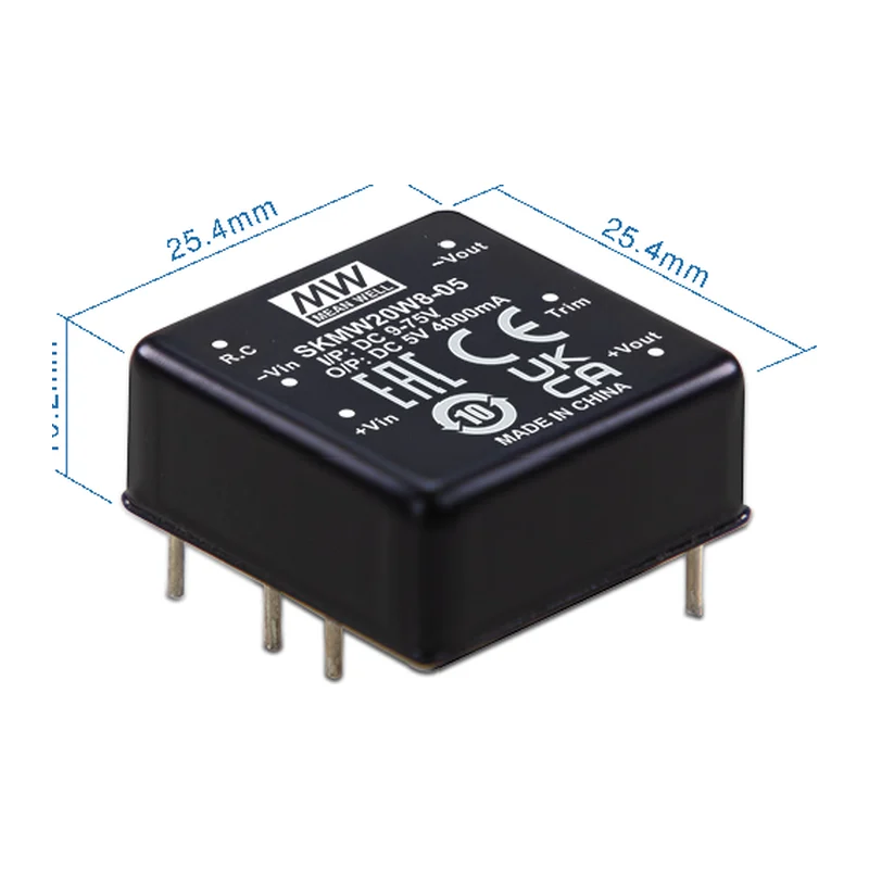Module nguồn Meanwell SKMW20W8-05 (20W 5V 4A) 1 MEAN WELL SKMW20W8
